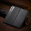 Magnet Case elegancki futerał etui pokrowiec z klapką i funkcją podstawki Samsung Galaxy S22 Ultra czarny