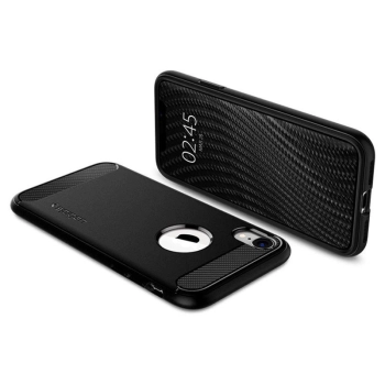 Etui Spigen Rugged Armor na iPhone XR - czarny mat