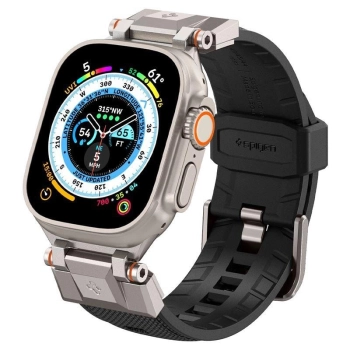 Pasek Spigen Durapro Armor na Apple Watch 4/5/6/7/8/9/SE/ Ultra (42/44/45/49 mm) - czarne