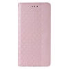 Magnet Strap Case etui do Samsung Galaxy S22 Ultra pokrowiec portfel + mini smycz zawieszka różowy