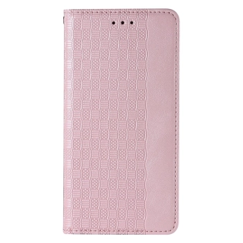 Magnet Strap Case etui do Samsung Galaxy S22 Ultra pokrowiec portfel + mini smycz zawieszka różowy
