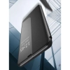 Eco Leather View Case elegancki futerał etui z klapką i funkcją podstawki Huawei P40 Lite E czarny