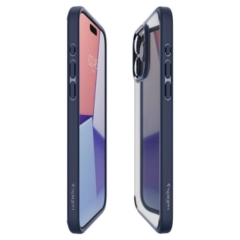 Etui Spigen Ultra Hybrid na iPhone 15 Pro Max - niebieskie