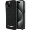 Etui Karl Lagerfeld Quilted K Pattern na iPhone 15 Plus / 14 Plus - czarne