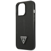 Etui Guess Saffiano Triangle Logo na iPhone 14 Pro Max - czarne