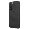 Etui AMG Carbon Stripe&Embossed na Samsung Galaxy S22+ - czarne