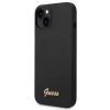 Etui Guess Silicone Vintage Gold Logo na iPhone 14 Plus - czarne