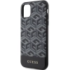 Etui Guess GCube Stripes MagSafe na iPhone 11 / Xr - czarne