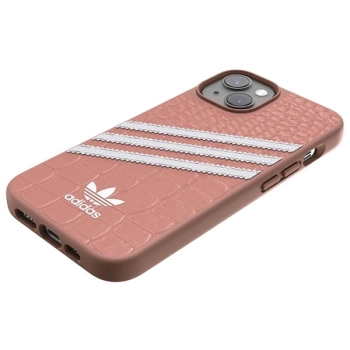 Etui Adidas OR Samba Alligator na iPhone 14 - różowo-białe