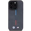 Etui BMW M Quilted Tricolor MagSafe na iPhone 15 Pro - szare
