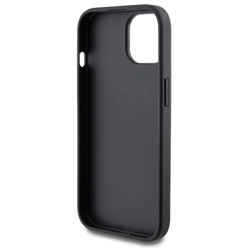 Etui Guess 4G Metal Gold Logo na iPhone 15 Plus - szare