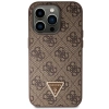 Etui Guess Crossbody 4G Metal Logo na iPhone 14 Pro Max - brązowe