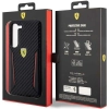 Etui Ferrari Carbon Contrast Edges na Samsung Galaxy S23+ - czarne