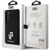 Etui Karl Lagerfeld Silicone Karl&Choupette Metal Pin na Samsung Galaxy S23+ - czarne