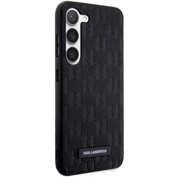 Etui Karl Lagerfeld Saffiano Mono Metal Logo na Samsung Galaxy S24+ - czarne