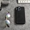 iCarer Oil Wax Premium Leather Case skórzane etui iPhone 14 Pro Max magnetyczne z MagSafe czarny (WMI14220704-BK)