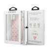 Guess GUHCN65TPERG iPhone 11 Pro Max różowy/pink hard case 4G Peony Glitter
