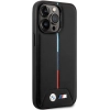 Etui BMW Quilted Tricolor MagSafe  na iPhone 13 Pro Max - czarne
