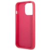 Etui Guess Saffiano 4G Small Metal Logo na iPhone 13 Pro Max - różowe