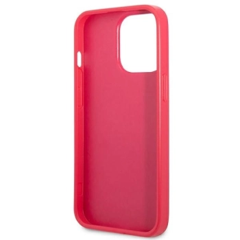 Etui Guess Saffiano 4G Small Metal Logo na iPhone 13 Pro Max - różowe