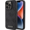 Etui Guess Leather 4G Stamped na iPhone 15 Pro Max - czarne