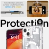Etui Spigen Ultra Hybrid Mag z MagSafe na iPhone 15 - białe (wzór Zero One)