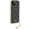 Etui Guess 4G Charms Collection do iPhone 15 - szare