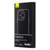 Pancerne etui iPhone 14 Pro kompatybilne z MagSafe szkło hartowane Baseus Synthetic Fiber - czarne