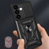 Etui Hybrid Armor Camshield do Samsung Galaxy S24 pancerne z osłoną na aparat - czarne