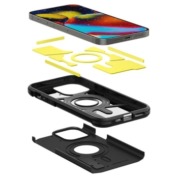Etui Spigen Tough Armor MagSafe na iPhone 14 Pro - czarne