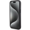 Etui Ferrari Grip Stand Metal Logo na iPhone 15 - czarne