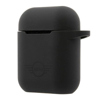 Etui Mini Morris Silicone Collection na AirPods 1/2 - czarne