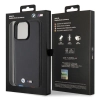 Etui BMW Leather Stamp Tricolor do iPhone 15 Pro Max - czarne