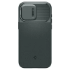 Etui Spigen Optik Armor Mag z MagSafe na iPhone 15 Pro - ciemnozielone