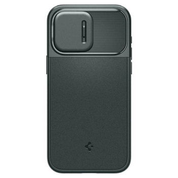 Etui Spigen Optik Armor Mag z MagSafe na iPhone 15 Pro - ciemnozielone