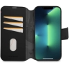 Etui Decoded Detachable Wallet Case skórzane z MagSafe z klapką do iPhone 14 Plus - czarne