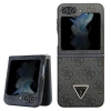 Etui Guess Leather 4G Diamond Triangle na Samsung Galaxy Z Flip 5 - czarne