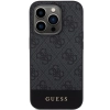 Etui Guess 4G Stripe Collection na iPhone 15 Pro - szare