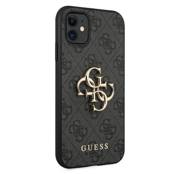 Etui Guess 4G Big Metal Logo na iPhone 11 / Xr - szare