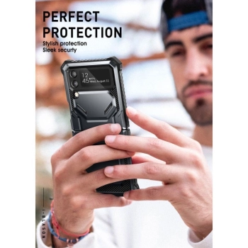 Etui Supcase IBLSN ArmorBox na Samsung Galaxy Z Flip 4 - czarne