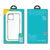 Joyroom New Beauty Series ultra cienkie przezroczyste etui z metaliczną ramką do iPhone 12 mini ciemno-niebieski (JR-BP741)