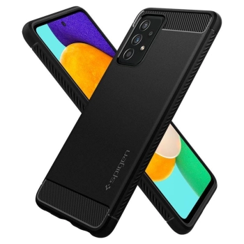 Etui Spigen Rugged Armor na Samsung Galaxy A52 / A52S - czarny mat