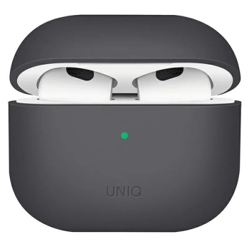 Etui Uniq Lino Silicone na AirPods 3 - szare