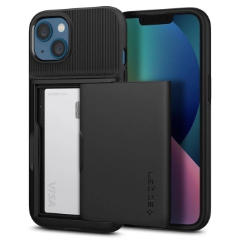 Etui Spigen Slim Armor CS na iPhone 13 - czarne