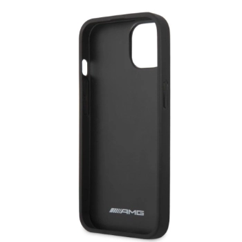 Etui AMG Carbon Stripe&Embossed na iPhone 13 - czarne