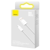 Baseus Dynamic Series kabel USB - USB Typ C 100W 2m biały (CALD000702)
