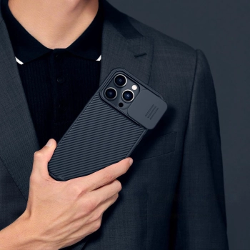 Nillkin CamShield Pro Case etui iPhone 14 Pro pancerny pokrowiec osłona na aparat kamerę zielony