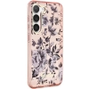 Etui Guess Flower Collection na Samsung Galaxy S23+ - różowe
