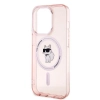 Etui Karl Lagerfeld IML Choupette MagSafe na iPhone 14 Pro - różowe