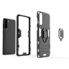 Ring Armor pancerne hybrydowe etui pokrowiec + magnetyczny uchwyt Samsung Galaxy S22 czarny